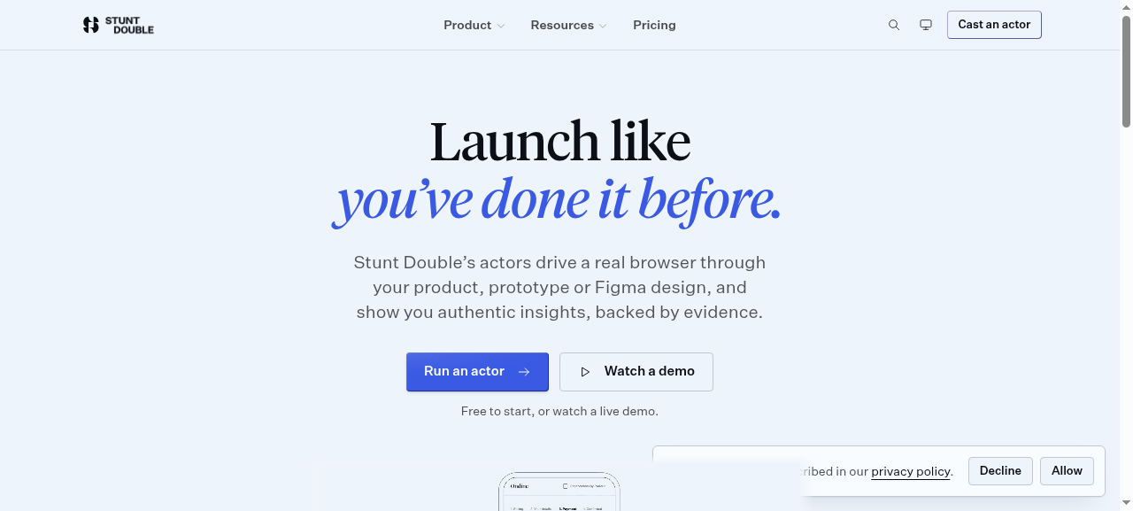 session step screenshot