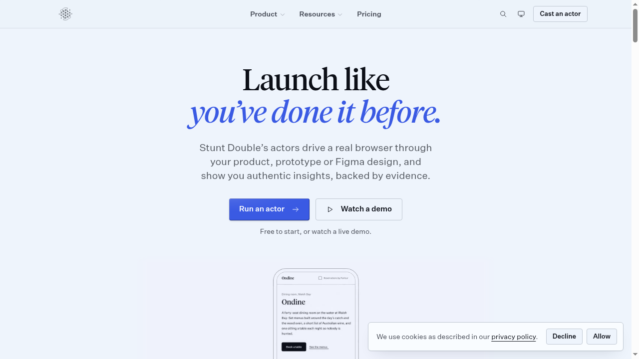 session step screenshot