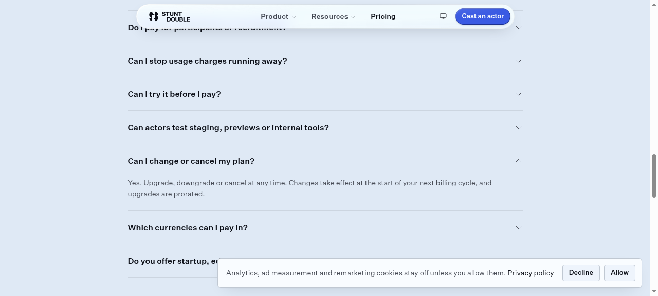 session step screenshot