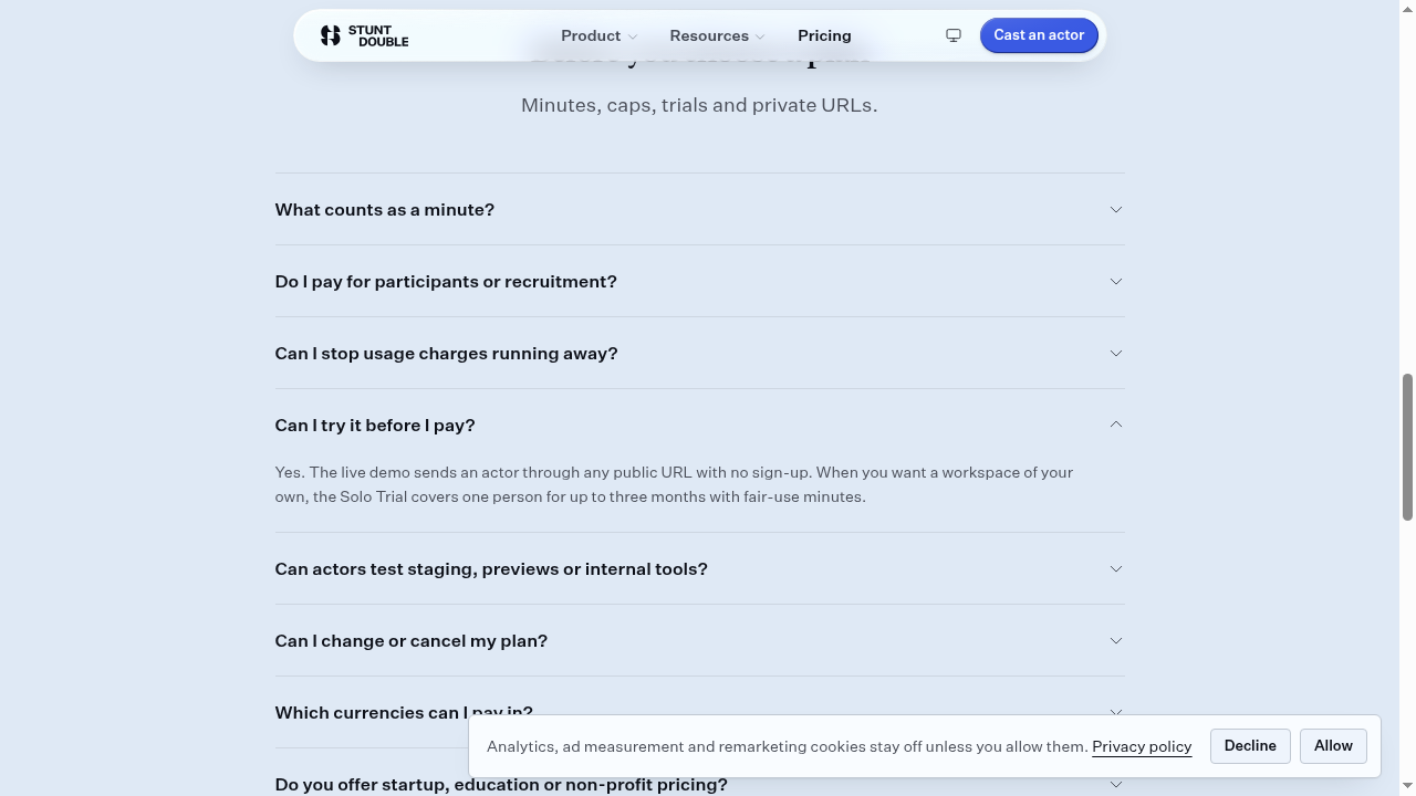 session step screenshot