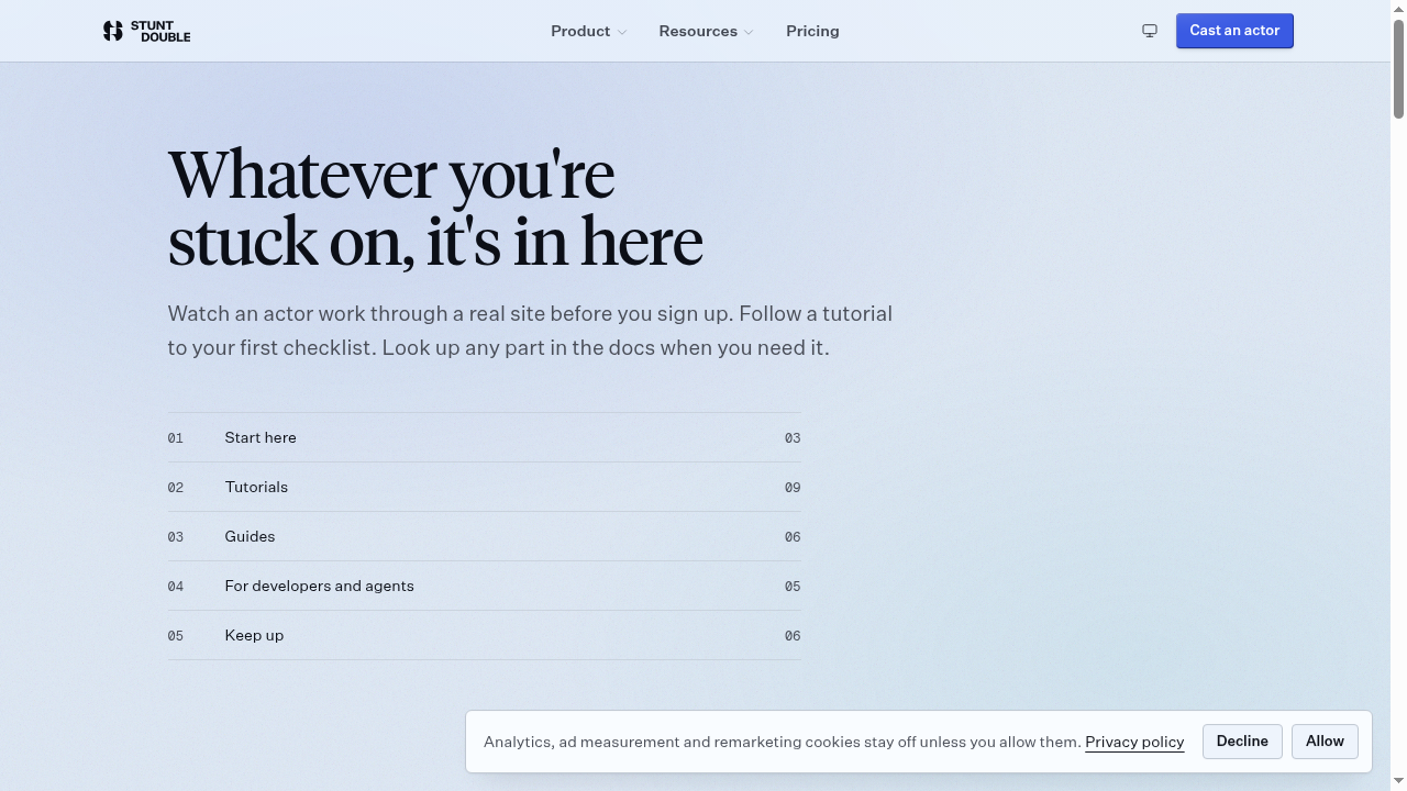 session step screenshot