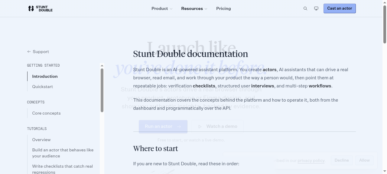session step screenshot
