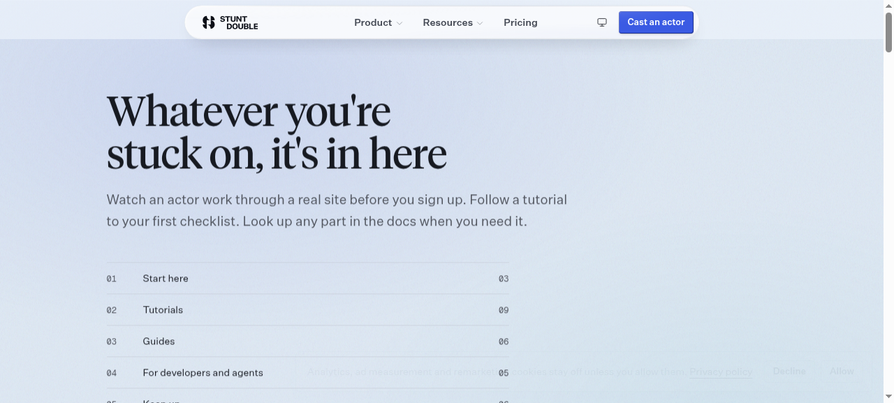 session step screenshot