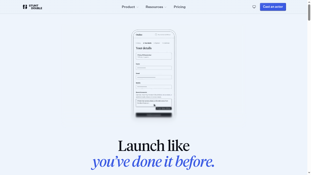 session step screenshot