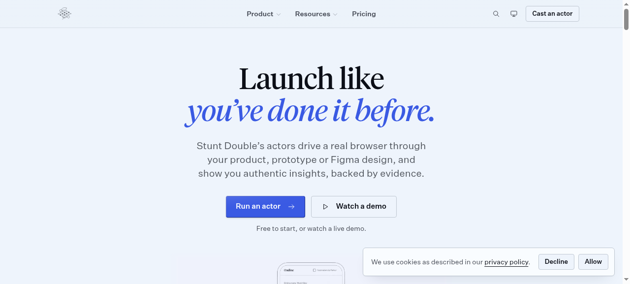 session step screenshot