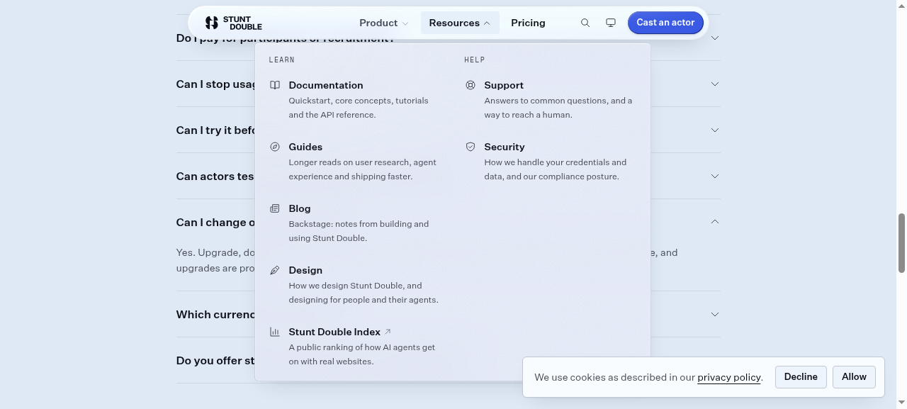 session step screenshot