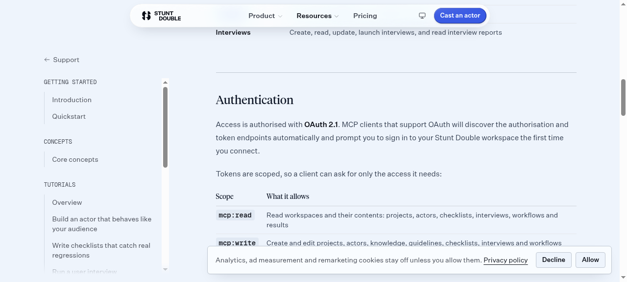 session step screenshot