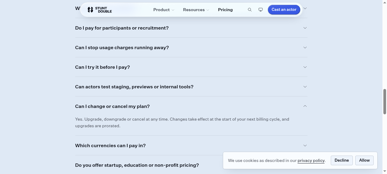 session step screenshot